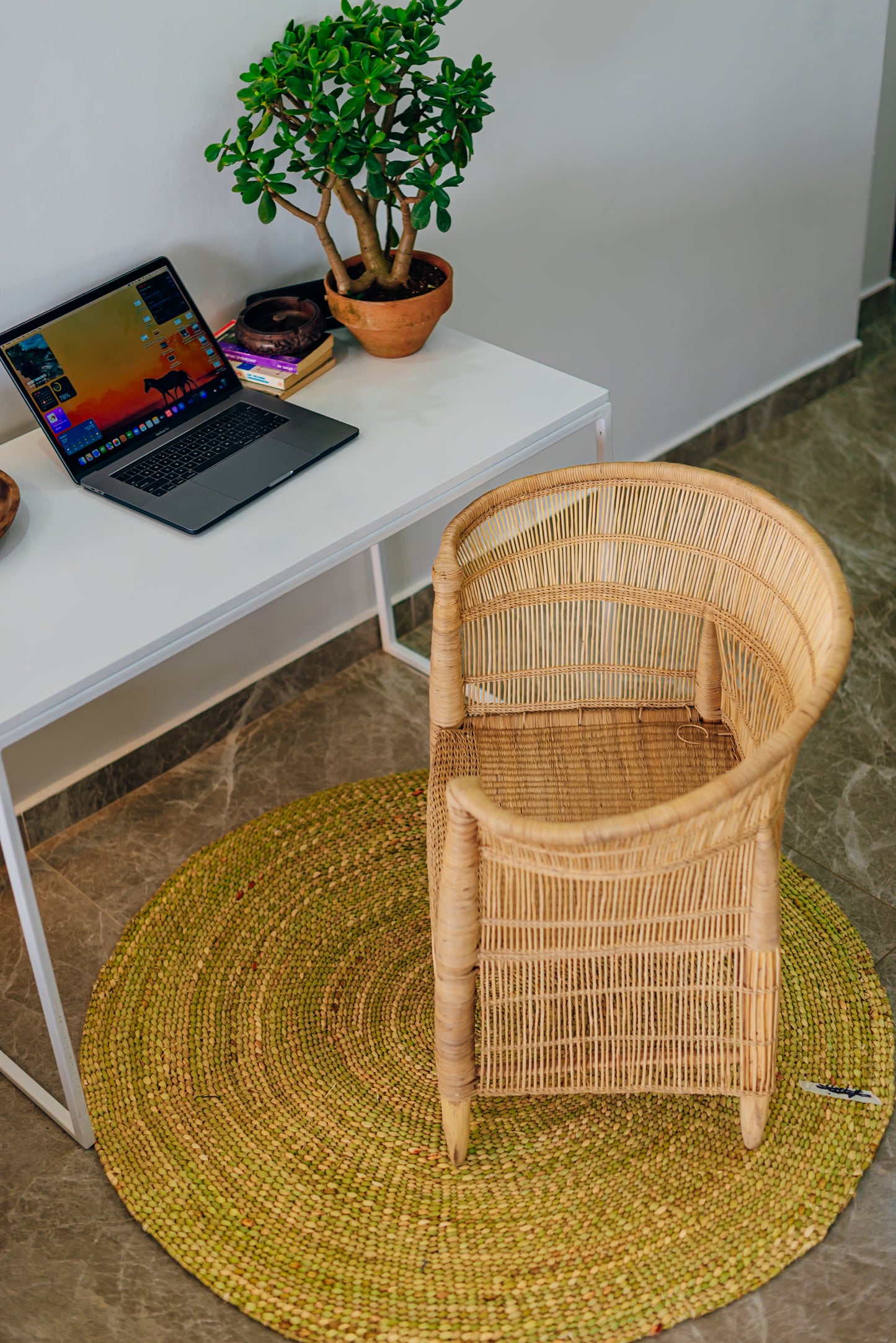 Faragha Hand-Woven Chair & Table