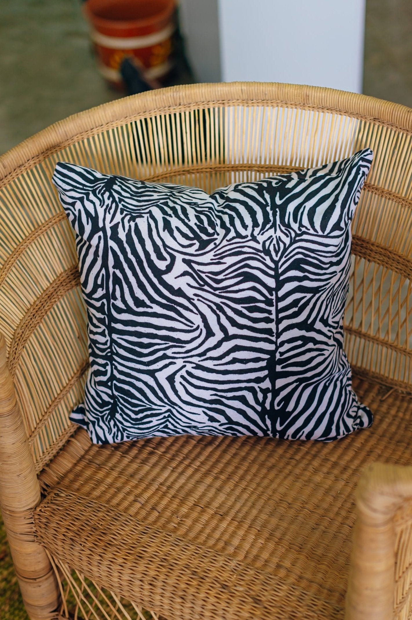 Mara Pillow Collection - Zebra